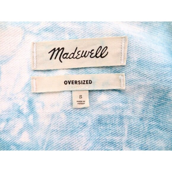 NEW! Madewell Oversized Tie Dye Trucker Jean Jacket SZ S - Picture 6 of 7